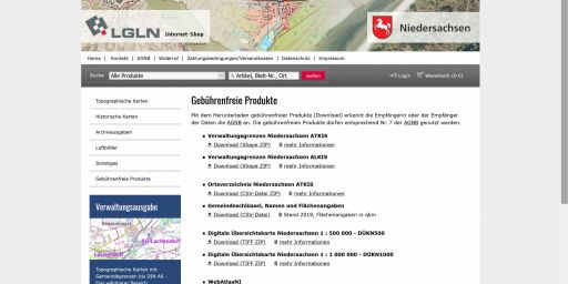Geoportal Niedersachsen Geoportal Niedersachsen